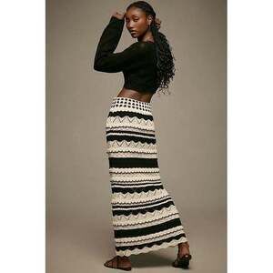 By Anthropologie Knitted Maxi Skirt L NWT
